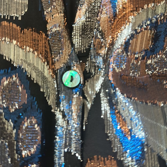 Silk metallic blouse Ramy Brook - Picture 3 of 7